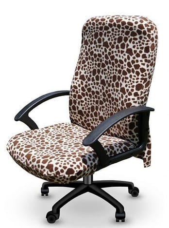 Decorative Print Office Chair Cover Cube Decor Zone