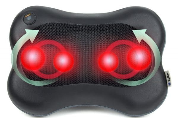 Heated Massage Pillow Cube Decor Zone